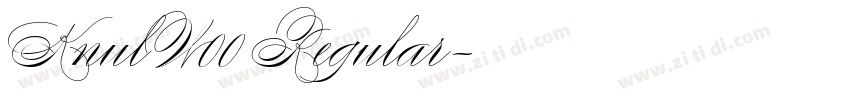 KnulW00 Regular字体转换